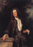 WATTEAU, Antoine Portrait of a Gentleman1 oil painting on canvas